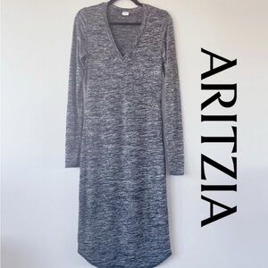 Aritzia Wilfred Free V-neck Sweater Dress